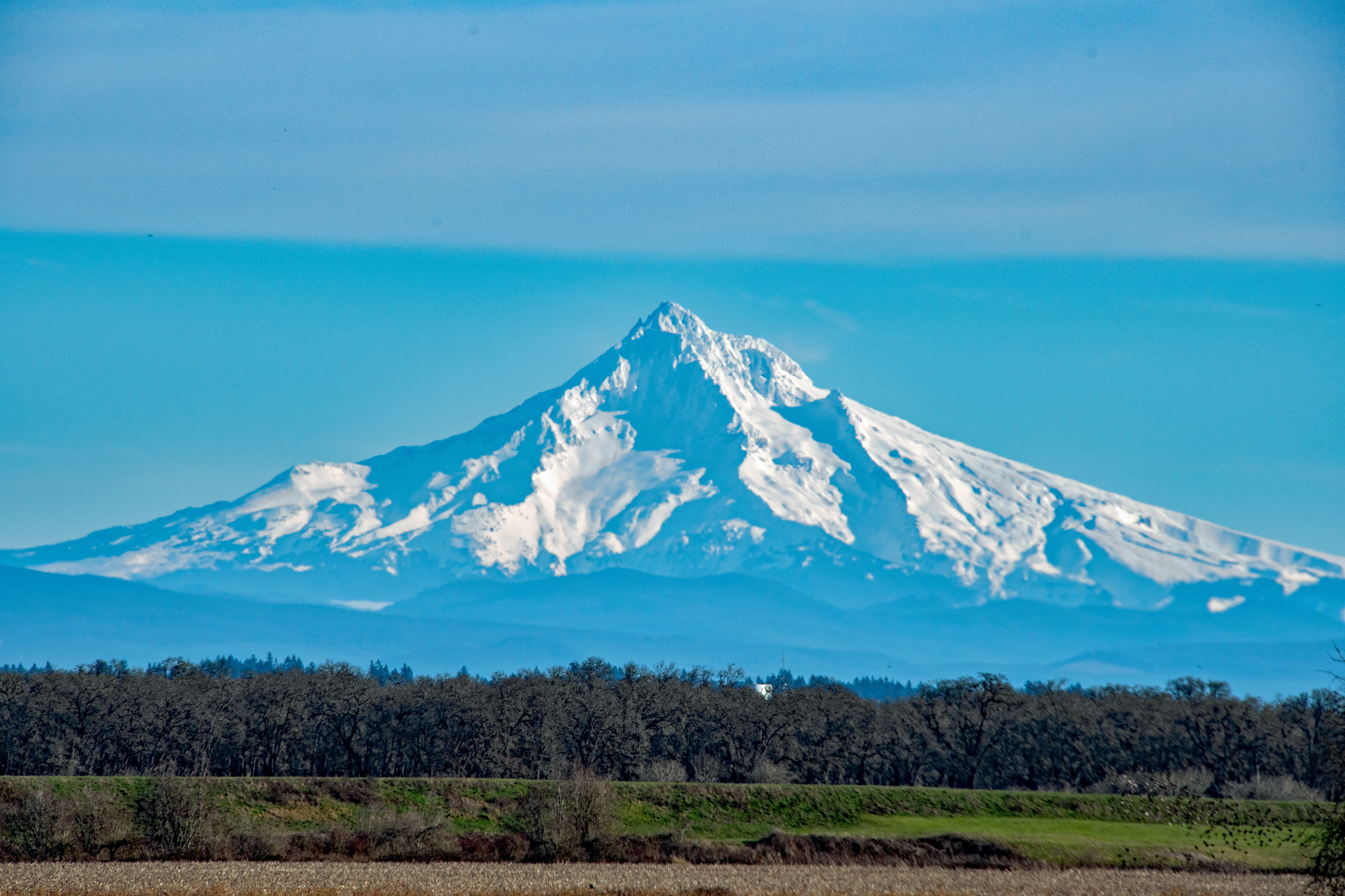 Fresh Snow on the Crown Jewels of the Cascades