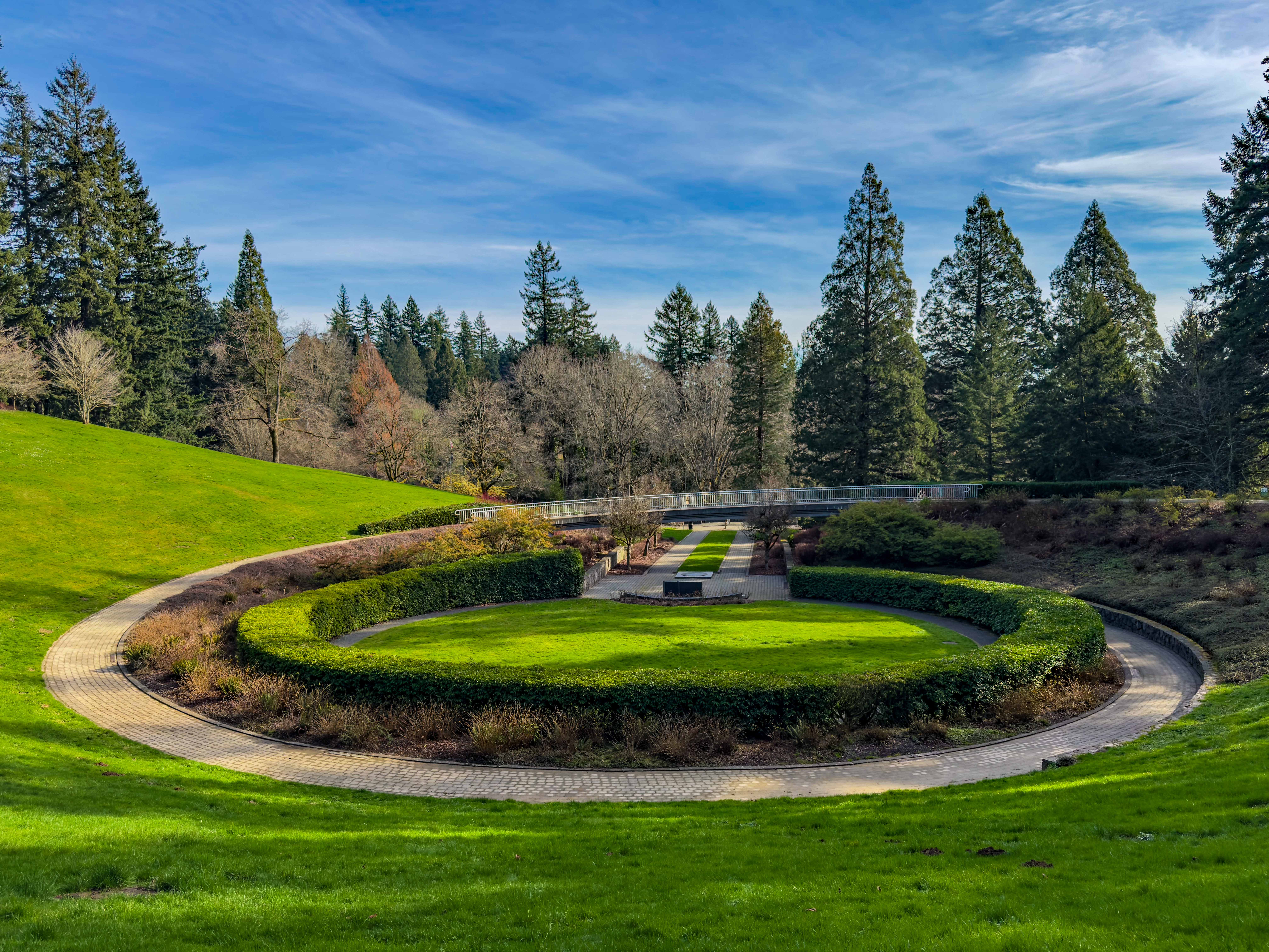 Pittock Mansion and the Wildwood in the Wintertime